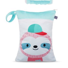 Elinfant Baby Diaper Storage Bag To Go Out Portable Diaper Bag Waterproof Clothes Clothes Diapers (Option: M)