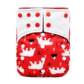New square head bamboo charcoal fiber cloth diapers (Option: P04)