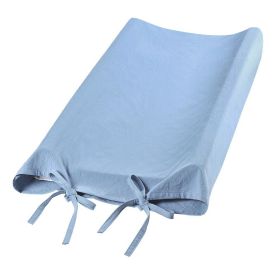 Baby Changing Station, Cotton Cover, Changing Table, Removable Cloth Cover (Option: Blue-32x16x4cm)