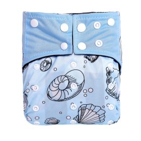 Baby Washable Bamboo Charcoal Cloth Diaper Pants Digital Printing (Option: NO20)
