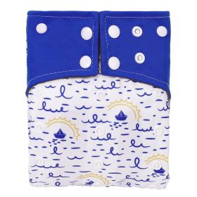 Baby Washable Bamboo Charcoal Cloth Diaper Pants Digital Printing (Option: NO34)