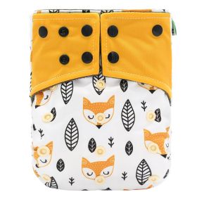 Baby washable leak-proof bamboo charcoal pocket cloth diapers (Option: D30)