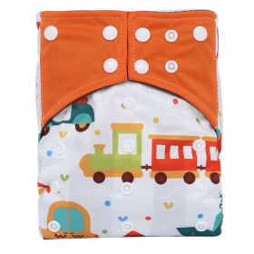 Baby Washable Bamboo Charcoal Cloth Diaper Pants Digital Printing (Option: NO42)