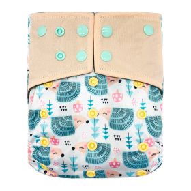 New square head bamboo charcoal fiber cloth diapers (Option: D24)