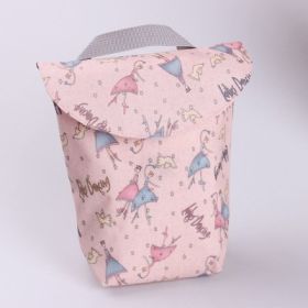 Mummy Bag Multifunctional Diaper Storage Bag (Color: pink)