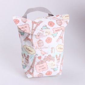 Mummy Bag Multifunctional Diaper Storage Bag (Color: White)