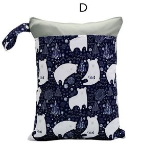 Baby Waterproof And Reusable Diaper Storage Bag (Option: D)