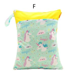 Baby Waterproof And Reusable Diaper Storage Bag (Option: F)