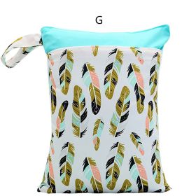Baby Waterproof And Reusable Diaper Storage Bag (Option: G)