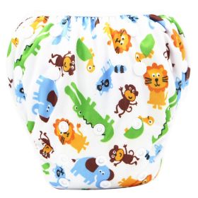 Baby Swimming Trunks Convenient And Hygienic Baby Leak-Proof Swimming Suit (Option: Crocodile)