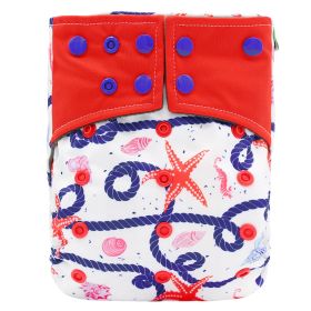 Baby washable leak-proof bamboo charcoal pocket cloth diapers (Option: D20)