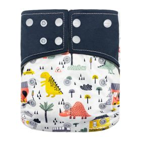 New square head bamboo charcoal fiber cloth diapers (Option: D26)