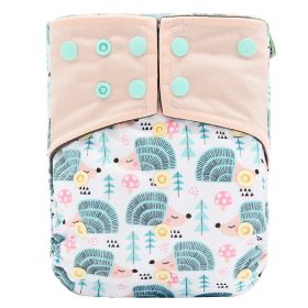 Baby washable leak-proof bamboo charcoal pocket cloth diapers (Option: D24)