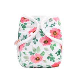 Rainbo&Iris Cute Fashion Cloth Diaper Cover With Rainbow Print Baby Gift Accessory (Option: Flower)