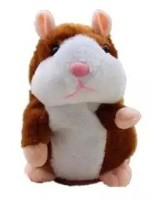 Voice Recording Electric Hamster Toy (Option: 16CM Light Brown-Hamster)