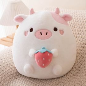 Round Cow Cat Dumpling Pillow (Option: Cow-32cm)