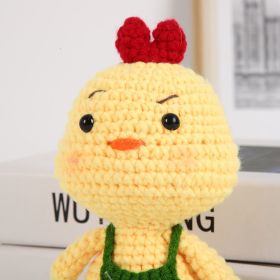 Woven Doll Knitted Animal Wool (Option: Chick-Average Size)