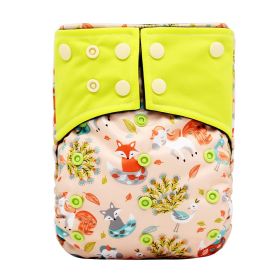 Baby washable leak-proof bamboo charcoal pocket cloth diapers (Option: P11)