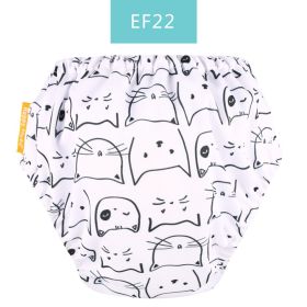 Baby Learning Pants Washable Diapers Cotton Diaper Pantsbaby Training Pants (Option: 9style-L)