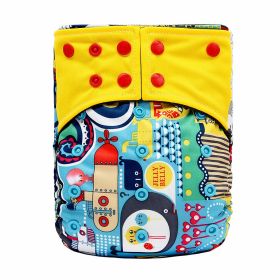 New square head bamboo charcoal fiber cloth diapers (Option: N2)