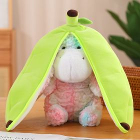 Household Fashion Banana Doll Decoration (Option: Tie Dyed Pink-30cm)