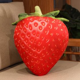 Creative Emulational Fruit Pillow Back Cushionseat Cushion Plush Toy (Option: Strawberry)