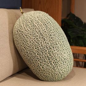 Creative Emulational Fruit Pillow Back Cushionseat Cushion Plush Toy (Option: Hami Melon)