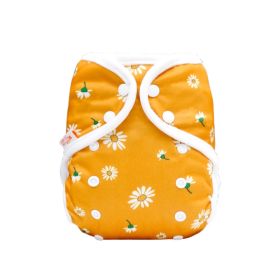 Rainbo&Iris Cute Fashion Cloth Diaper Cover With Rainbow Print Baby Gift Accessory (Option: Little daisies)