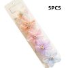 Cartoon Baby Girl Hair Clips Cute Bear Children Hairpin Bowknot Knitted Flower Kids Barretees Baby Hair Accessories