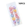 10pcs/set Girls Cartoon Nylon Scrunchie Kids Ponytail Holder Hair Bands Rubber Band Headband Fashion Hair Accessories