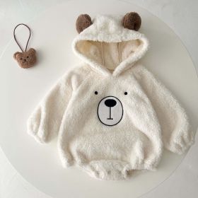 Baby Bear Embroidered Pattern Soft Bodysuits In Autumn (Size/Age: 66 (3-6M))