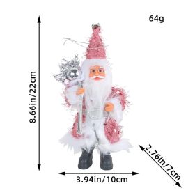 Christmas Tree Pendant Doll Decoration (Option: Pink sequin hat style)