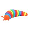 Fidget Slug; Articulated Sensory Slug Toy Makes Relaxing Sound; Caterpillar Fidget Toys Stress Relief Gifts