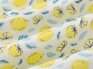 Baby Girls Lemon Print Combo Short Solid Pants Headband In Summer