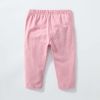 Baby Girls Floral Print Sleeveless Dress Combo Pink Solid Pants With Sun Hat In Sets