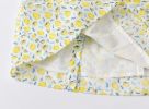 Baby Girls Lemon Print Combo Short Solid Pants Headband In Summer