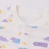 Baby All Over Cartoon Cloud Graphic Single Breasted Design Autumn Cotton Pajamas Jumpsuit