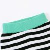 Baby Boy Cartoon Animal Embroidered Pattern Shoulder Button Design Pullover Sweater & Striped Trousers Sets