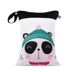 Elinfant Baby Diaper Storage Bag To Go Out Portable Diaper Bag Waterproof Clothes Clothes Diapers (Option: F)