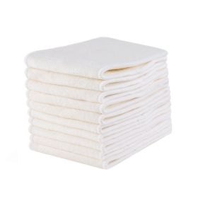 Folds To Prevent Side Leakage, Washable And Reusable Diapers (Option: 4layers of pure bamboo)