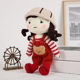Woven Doll Knitted Animal Wool (Option: Suspender Pants Doll-Average Size)