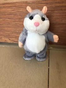 Voice Recording Electric Hamster Toy (Option: Walking Hamster Gray-Hamster)