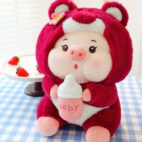 Internet Celebrity Bottle Pig Ragdoll Plush Toy (Option: Picture Color-50cm)
