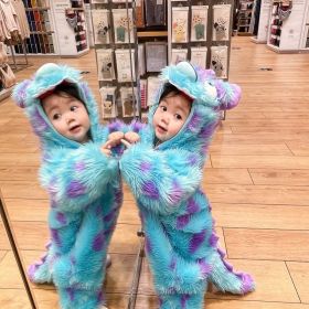 New Cute Baby Animal Jumpsuit (Option: Picture Color-100cm)